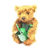 Steiff teddy bear Saturday with watering can certificate, serial no. 0811. P&P Group 1 (£14+VAT