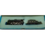 Peco N gauge Jubilee locomotive and tender NL21, LMS black with name and number decals. P&P Group