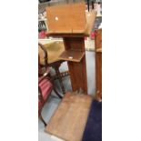 Modern oak lectern. This lot is not available for in-house P&P