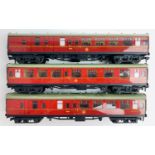 3x Hornby Dublo BR Passenger Coaches - Unboxed. P&P Group 2 (£18+VAT for the first lot and £2+VAT