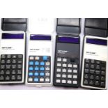 4x Sinclair Cambridge calculators including a basic model and 3 scientific models. P&P Group 1 (£