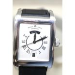 Gents Maurice Lacroix automatic wristwatch, brand new in box, with white dial, stainless steel