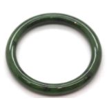 Jade bangle. P&P Group 1 (£14+VAT for the first lot and £1+VAT for subsequent lots)