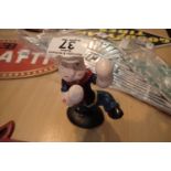 Cast iron Popeye figurine, H: 16 cm. P&P Group 2 (£18+VAT for the first lot and £3+VAT for