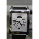 Gents Maurice Lacroix automatic wristwatch, brand new in box, with white dial, stainless steel