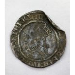 Silver Hammered Half Groat of Elizabeth Tudor 1566 - Lion mint mark ; found in Birdham. P&P Group