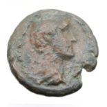 Roman Antoninus Pius As with rare temple reverse. P&P Group 1 (£14+VAT for the first lot and £1+