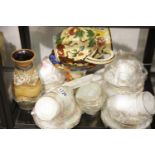 Mixed ceramics and glass. This lot is not available for in-house P&P.