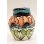 Moorcroft vase in the Sweetness pattern, H: 8 cm. P&P Group 1 (£14+VAT for the first lot and £1+