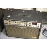 Large Behringer Ultracoustic ACX1000 amplifier and cover. This lot is not available for in-house P&P