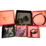 Six boxed Butler and Wilson necklaces. P&P Group 1 (£14+VAT for the first lot and £1+VAT for