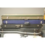 Four vintage guitar hard cases, various makes. This lot is not available for in-house P&P