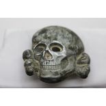 WWII type German SS totenkopf Death's Head Skull maker: RZM M1/21. P&P Group 1 (£14+VAT for the