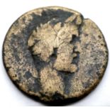 Roman Bronze of Trajan AE2/3 - Date palm planted reverse. P&P Group 1 (£14+VAT for the first lot and