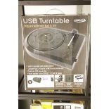 USB turntable. P&P Group 3 (£25+VAT for the first lot and £5+VAT for subsequent lots)