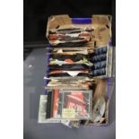 Selection of approximately 150 mixed singles and some CD's. This lot is not available for in-house