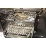 Vintage Bluebird typewriter. This lot is not available for in-house P&P.