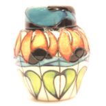 Moorcroft Baillie ginger jar, H: 11 cm. P&P Group 1 (£14+VAT for the first lot and £1+VAT for