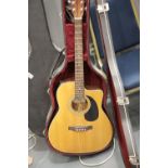 Suzuki Nagoya electro acoustic guitar model SC355CE in a hard case. This lot is not available for