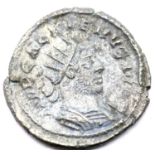 Roman Silver Antoninianus of Galienus - Victory. P&P Group 1 (£14+VAT for the first lot and £1+VAT
