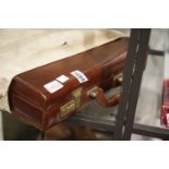 Vintage leather briefcase combination number 000, 43 x 10 x 31 cm P&P Group 1 (£14+VAT for the first