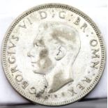 1944 - Silver Half Crown of King George VI. P&P Group 1 (£14+VAT for the first lot and £1+VAT for
