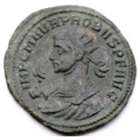 Roman Antoninianus of Probus ; Mars reverse (Virtus). P&P Group 1 (£14+VAT for the first lot and £