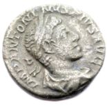 Roman Silver Denarius of Caracalla - Abunditia reverse. P&P Group 1 (£14+VAT for the first lot