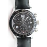 Gents Tissot chronograph wristwatch, dial D: 40 mm. P&P Group 1 (£14+VAT for the first lot and £1+