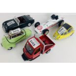 5x 1:18 Scale Diecast Model Cars - All Unboxed. P&P Group 2 (£18+VAT for the first lot and £3+VAT