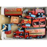 12x Corgi 'Chipperfields Circus' Diecast Trucks & Trailers - All Unboxed. P&P Group 2 (£18+VAT for