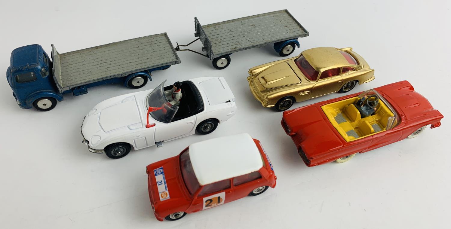 5x Dinky Toys Diecast Models - James Bond Example - All Unboxed. P&P Group 2 (£18+VAT for the