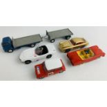 5x Dinky Toys Diecast Models - James Bond Example - All Unboxed. P&P Group 2 (£18+VAT for the