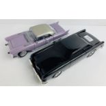 ERTL 1:18 Scale 'The Car Movie' Lincoln Continental, Sunstar 1957 Cadillac Brougham (Purple) -