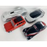 4x 1:18 Scale Diecast Model Cars - All Unboxed. P&P Group 2 (£18+VAT for the first lot and £3+VAT