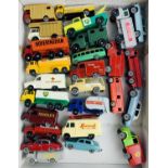 26x Lesney Diecast Vehicles - Including Lorries, Cars, Vans etc - All Unboxed - See Picture. P&P