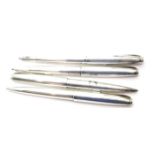 Four Bolascrip German 900 silver propelling pencils (leads still available). P&P group 1 (£14 for