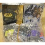 Collection of star wars related items and mixed bag of toy cars, P&P Group 1 (£14+VAT for the