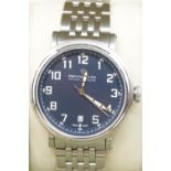 Gents Dreyfuss calendar wristwatch, dial D: 40 mm. P&P Group 1 (£14+VAT for the first lot and £1+VAT