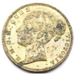 1830 - Hanover Token of Queen Victoria. P&P Group 1 (£14+VAT for the first lot and £1+VAT for