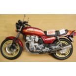 Pro built Tamiya Honda CB750N 1:6 scale 16020. This lot is not available for in-house P&P.