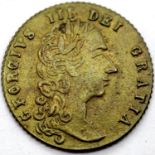 King George III Half Guinea Brass gaming token. P&P Group 1 (£14+VAT for the first lot and £1+VAT