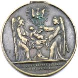 Medallion of French commemoration 1856 ; Napoleon/Baptiste. P&P Group 1 (£14+VAT for the first lot