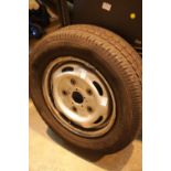 One Transit 19570R15C tyre. This lot is not available for in-house P&P.