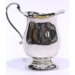 Hallmarked silver jug with gilt interior. P&P Group 1 (£14+VAT for the first lot and £1+VAT for