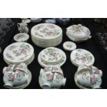 Wedgwood Charnwood WD 3984 pattern dinner and tea service, a twelve place setting, including cups