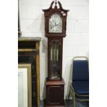 31 day Tempus Fugit longcase clock. Not available for in-house P&P.
