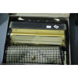 Hohner Atlantic IIIP accordion with damage to front cover and all keys releasing. Not available