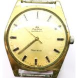 Gents Omega Geneve automatic wristwatch head, D: 30 mm. P&P Group 1 (£14+VAT for the first lot