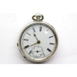 935 silver pocket watch. P&P Group 1 (£14+VAT for the first lot and £1+VAT for subsequent lots)